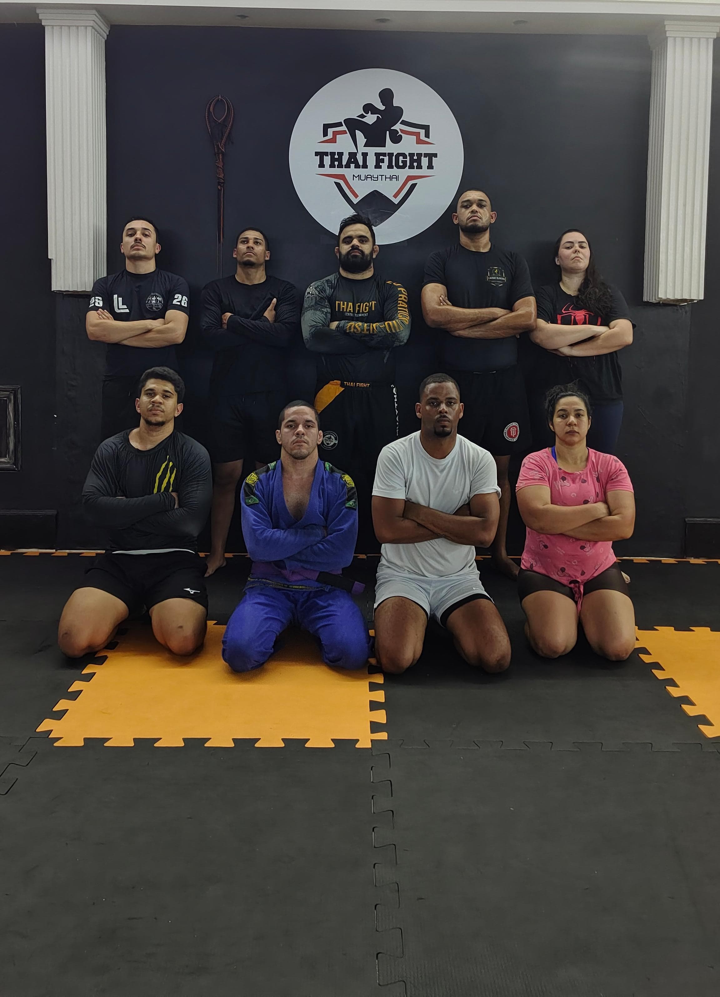 Treino de Jiu-Jitsu no tatame